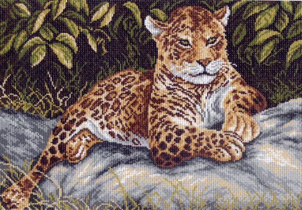 Рисунок на канве МП №671 "Гепард" 37х49см