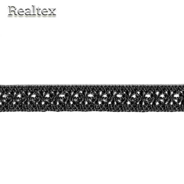 Кружево вязаное  15мм 15.01.099 (25м) цв.26 черный