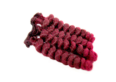 Трессы "Элит" кудри двухцветные д.38см ш.100см 26431 №38 для кукол цв.33T/118 бордовый