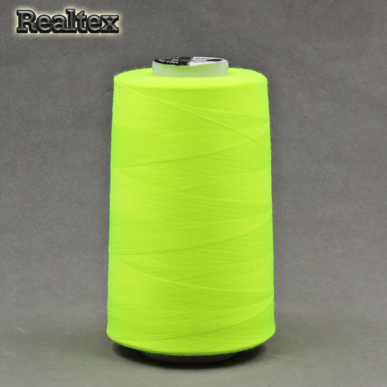 Нитки МАХ 40/2 (5000ярд) цв.627 лимонный неон