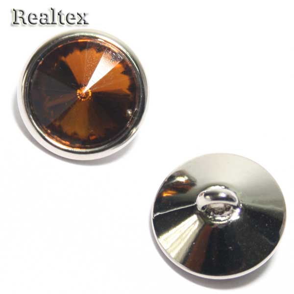 Пуговицы страза 53920 15мм (50шт) цв.12/серебро 