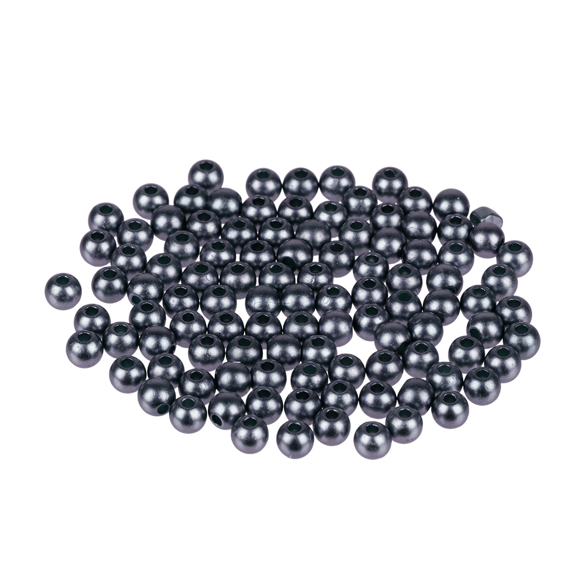 Бусины  4мм "Zlatka" PB (100шт) цв.19 серый