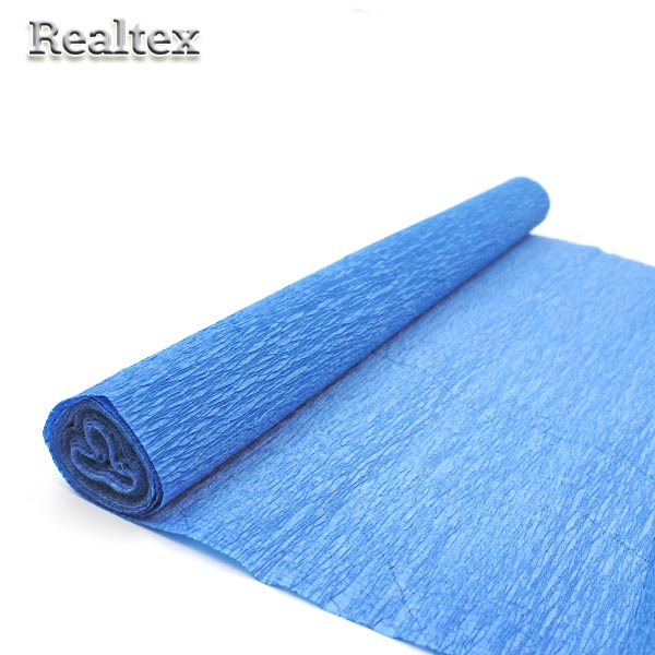 Бумага "креп" для декора Реалтекс цв.56 светло-синий