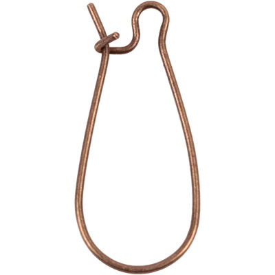 Швензы для серег "Zlatka" DC-076 цв.02 античная медь