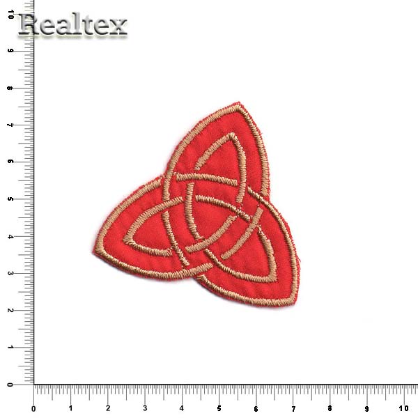 Термоаппликации 11738 "Узор" цв.красный