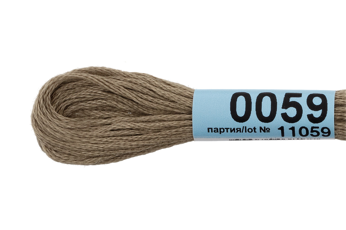 Мулине "Гамма" цв.0059 сер-зеленый