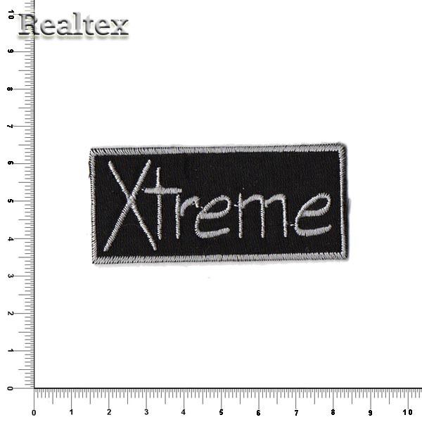 Термоаппликации 15866Р "Xtreme" цв.черный/белый 