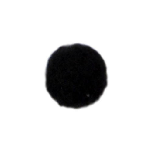 Помпоны для рукоделия 10мм "Астра" цв.024 черный