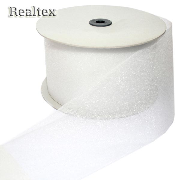 Лента люверсная 100мм органза клеевая