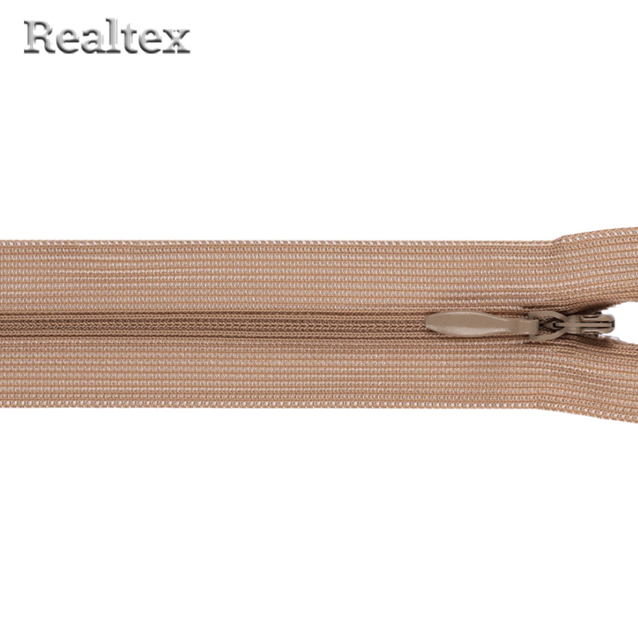 Молния потайная G-013P 50см цв.298 бежевый