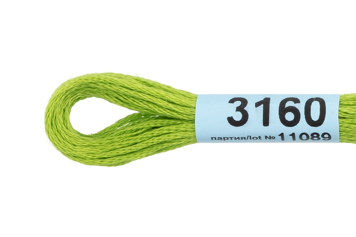 Мулине "Гамма" цв.3160 яр.зеленый
