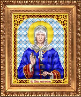 Рисунок на ткани бисером "Благовест" И-5080 "Ксения Петербуржская"