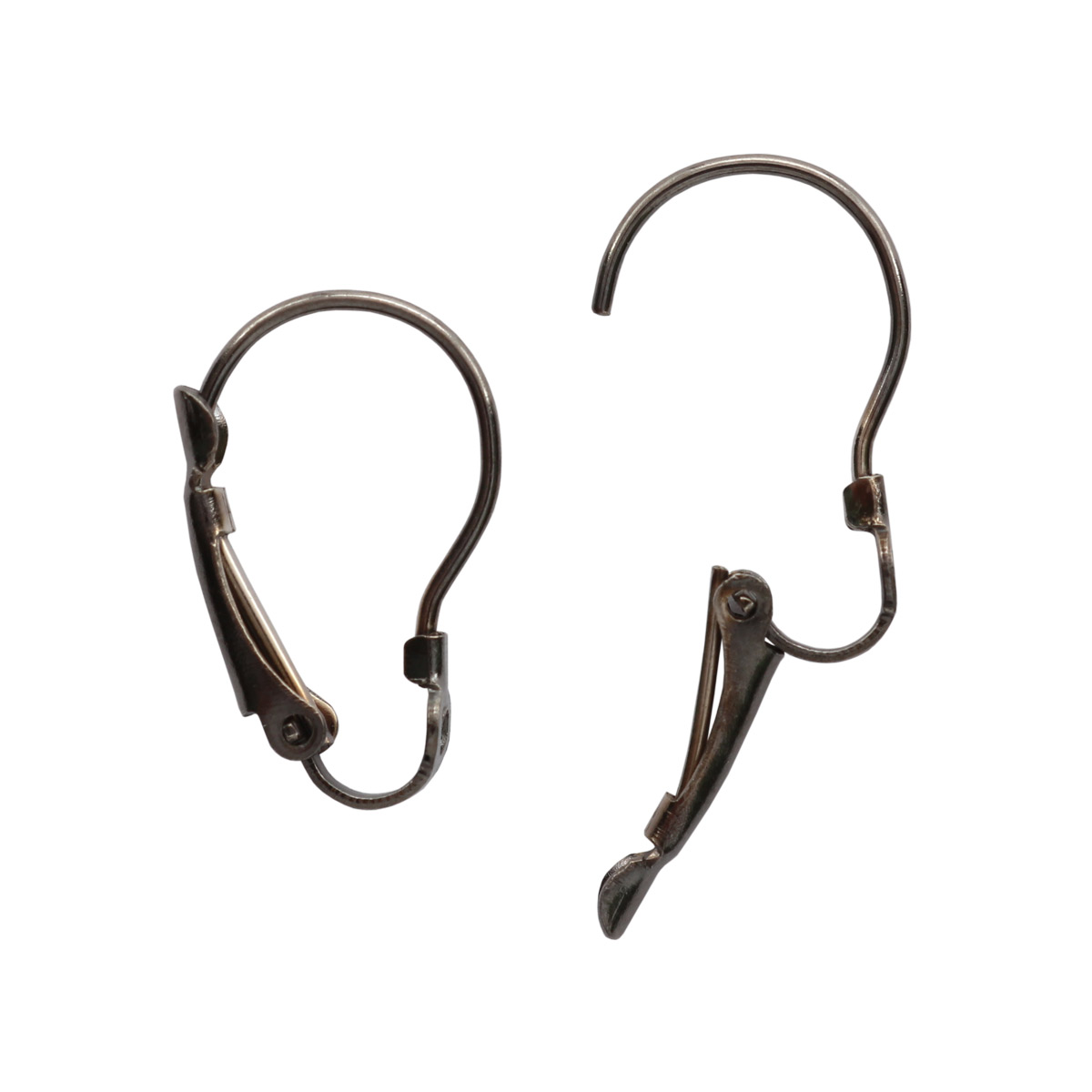 Швензы для серег "Астра" 4AR231 (4шт) цв.чёрный никель