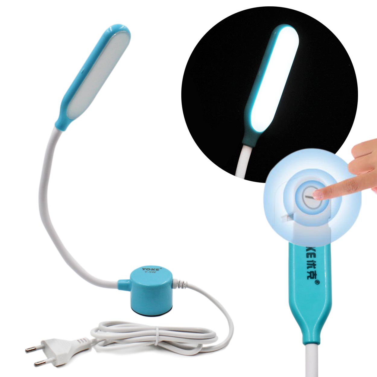 Лампа магнитная светодиодная Y-5W сенсорная для швейных машин 