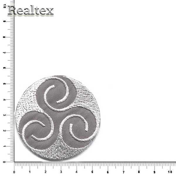 Термоаппликации 15744 "Узор" цв.серый