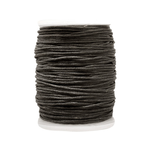 Шнур вощеный 2мм 0371-9000 цв.черный