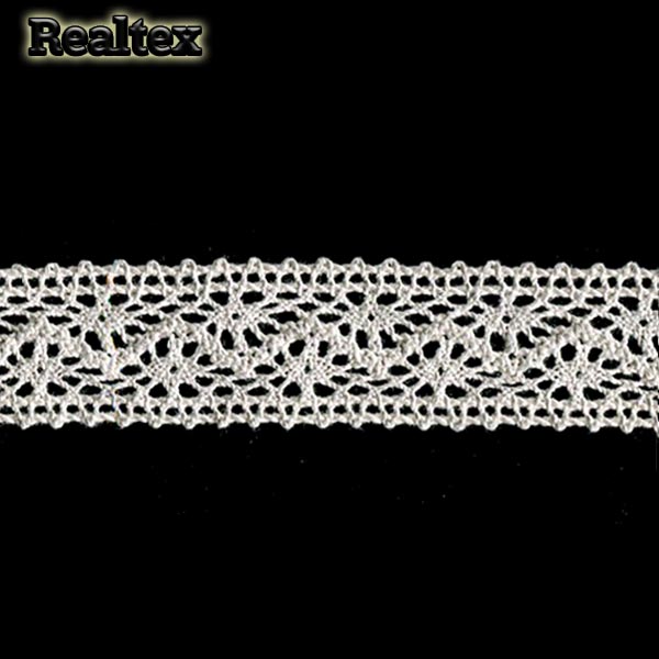 Кружево вязаное  27мм 27.01.101 цв.04 лен