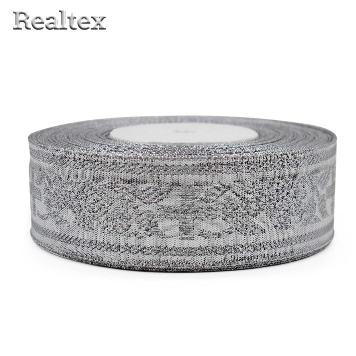 Тесьма церковная  Realtex 38мм R-106 цв.серебро