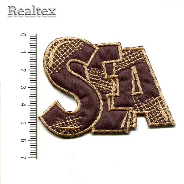 Термоаппликации 3559 "SEA" цв.коричневый