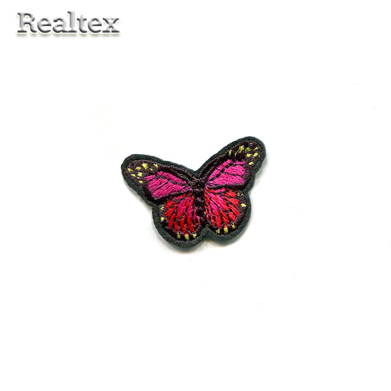 Термоаппликации детские Realtex P-0149 "Бабочка" цв.розовый