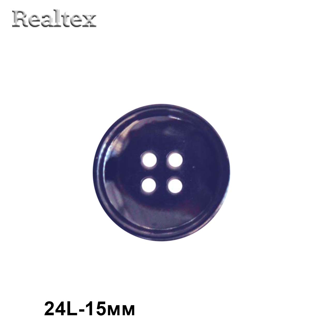 Пуговицы CX K-60 24L (144шт) цв.02-Navy