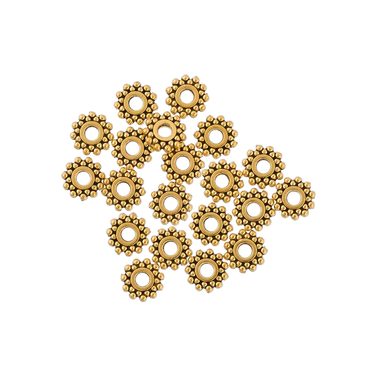 Рондель для бус "Zlatka" MRR-06 цв.02 золото