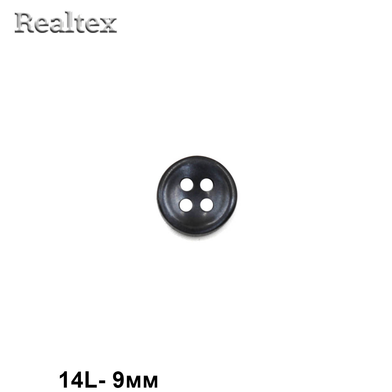 Пуговицы CB M-127 14L (144шт) цв.Black