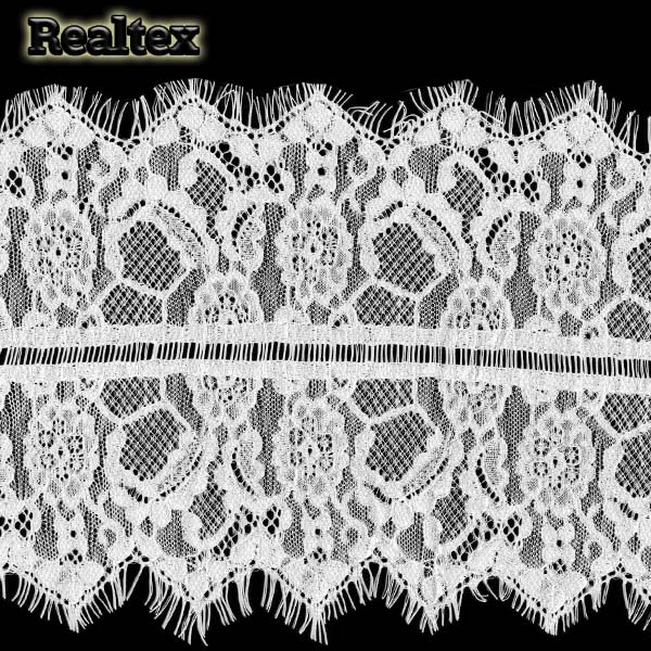 Кружево "реснички" 150мм TBY 79026 цв.белый