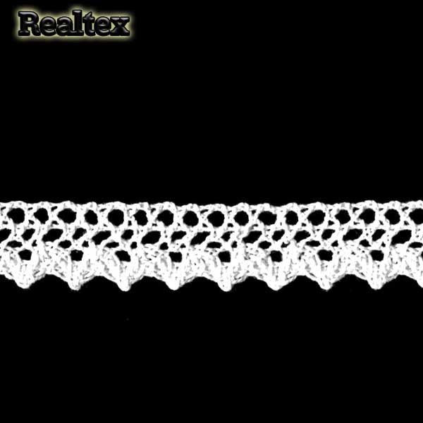 Кружево вязаное  16мм 16.01.078 цв.01 белый