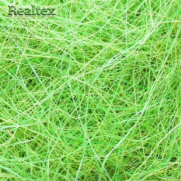 Сизалевое волокно Реалтекс цв.A021 яр.салатовый