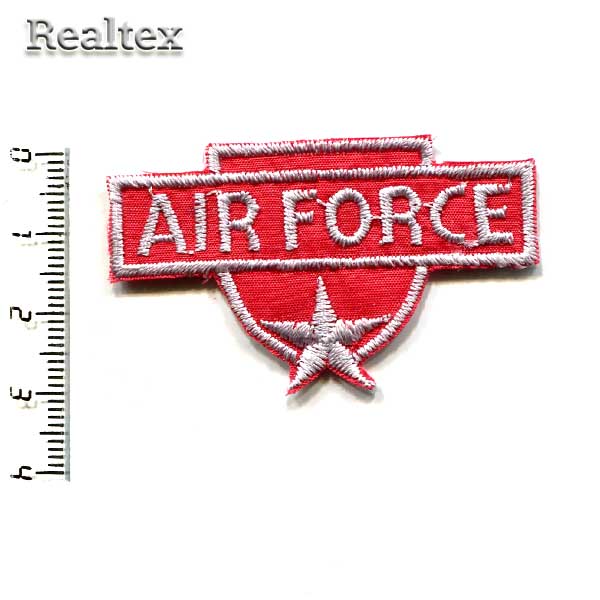 Термоаппликации 51060 "Air Force" цв.красный