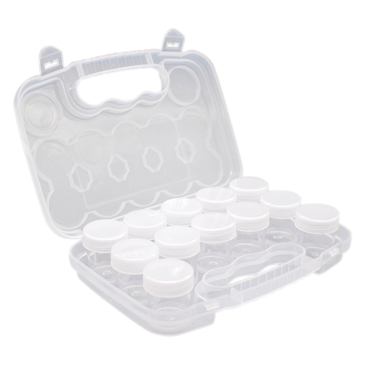 Контейнер для мелочей 21835 с 12 баночками 