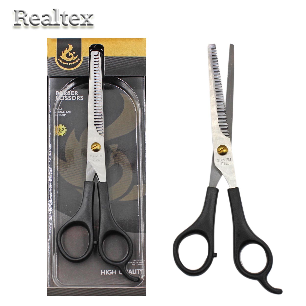 Ножницы Realtex 4002B парикмахерские филировочные 172мм