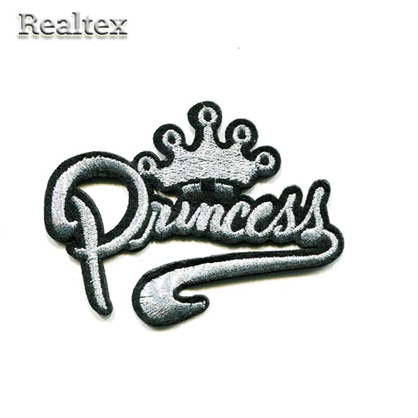  Термоаппликации Realtex RT-060 "PRINCESS" цв.черный/серебро