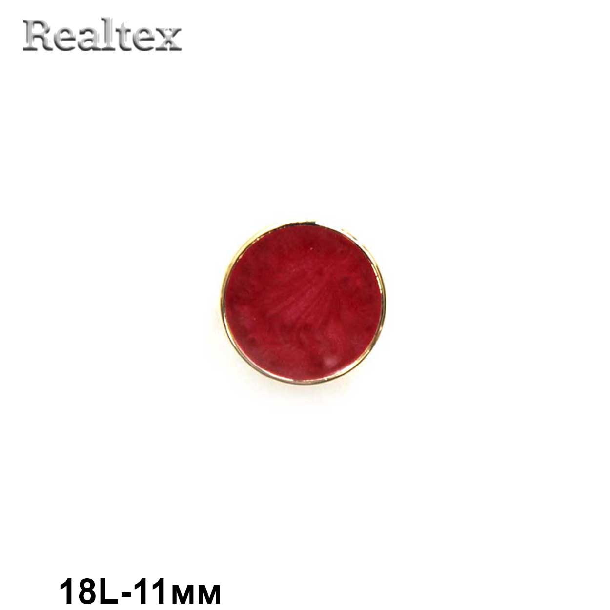 Пуговицы LA X-19 18L (72шт) цв.Red/G