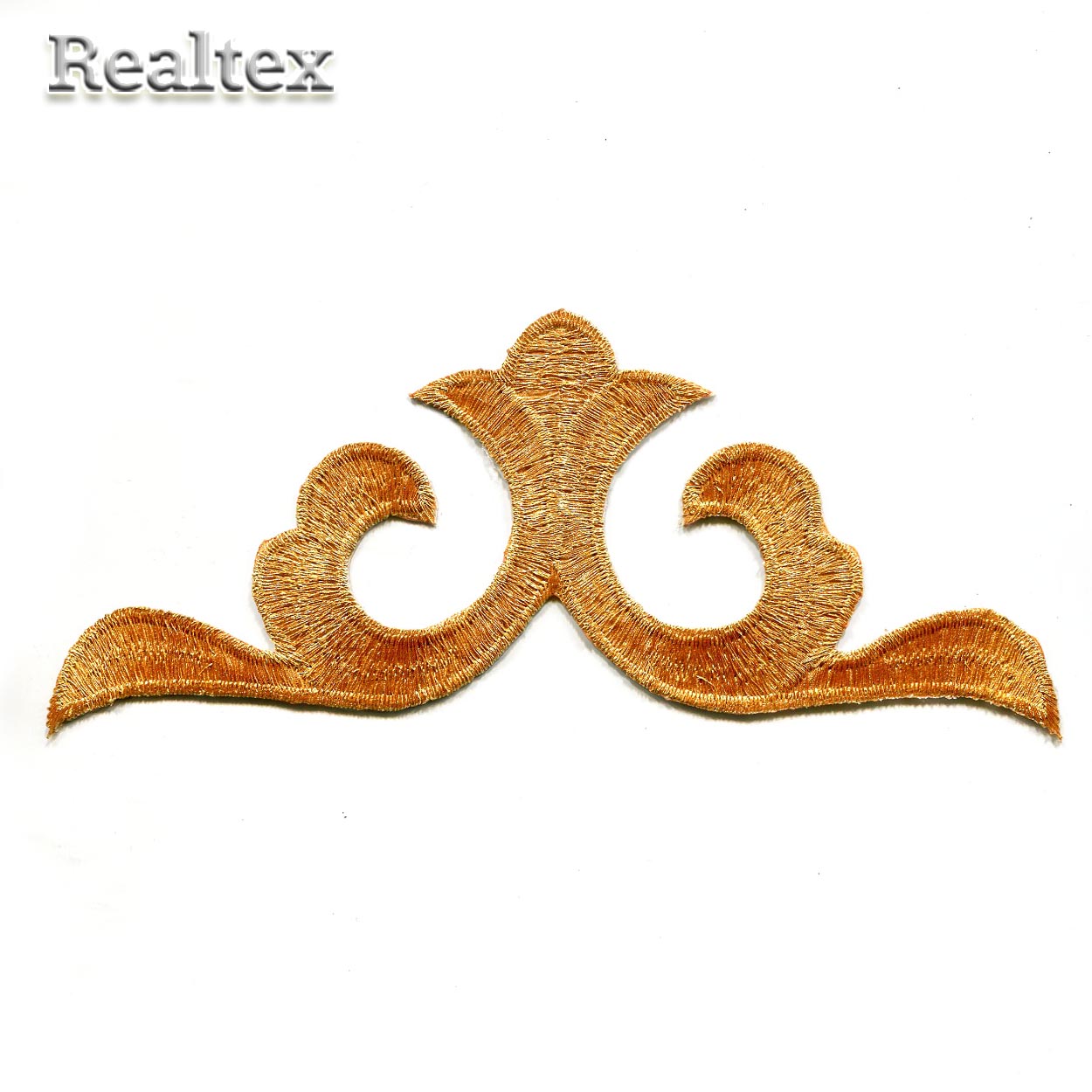 Термоаппликации орнамент Realtex R-2262 цв.золото