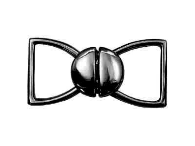 Застежка металлическая "Blitz" BBT-037 25*13мм цв.06 черный никель