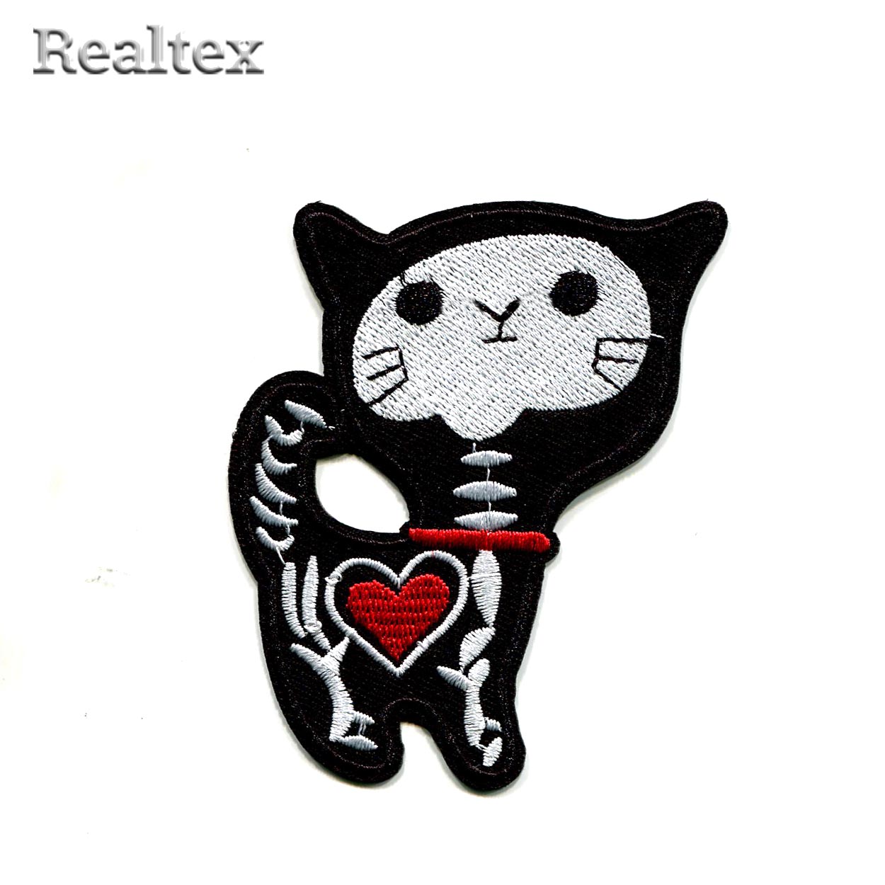 Термоаппликации Realtex RT-228 "Скелет кота"