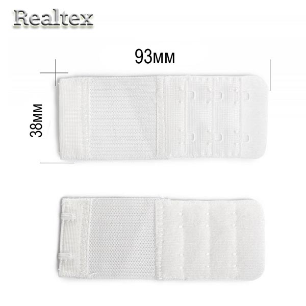 Удлинитель для бюстгалтера R 38мм на 2 крючка (2шт) цв.белый