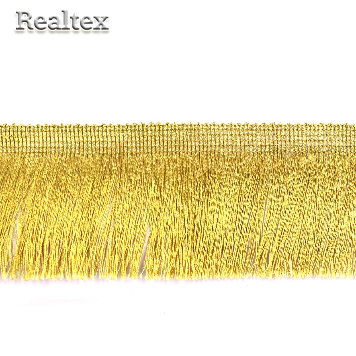 Бахрома металлизированная 70мм 2699 цв.золото 