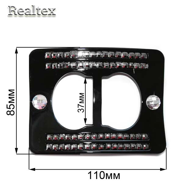 Пряжка пластик CKB 9647 цв.черный