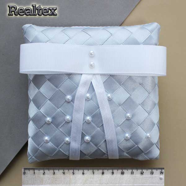 Подушечка для колец №135 цв.3143 св.серый