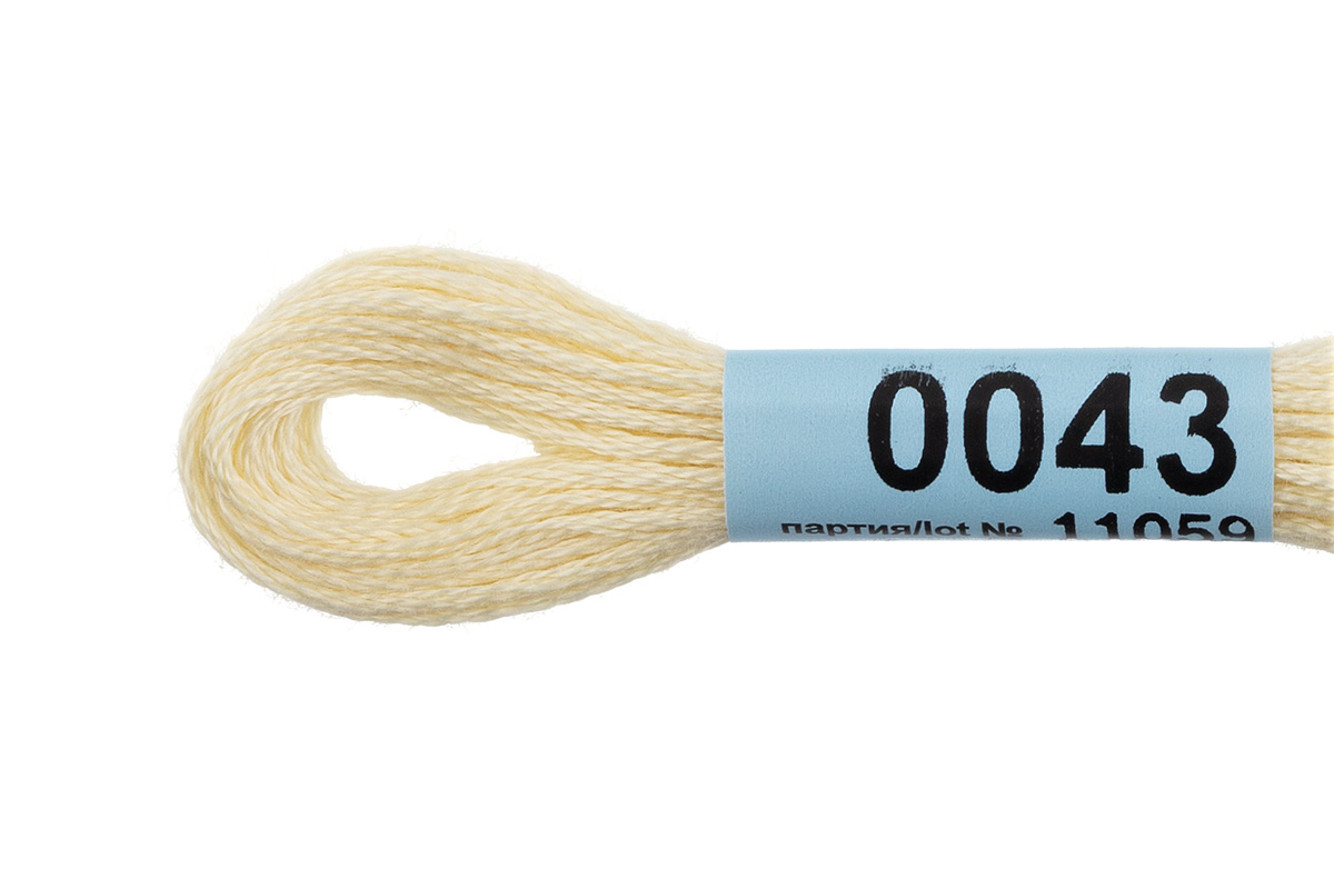 Мулине "Гамма" цв.0043 бл.желтый