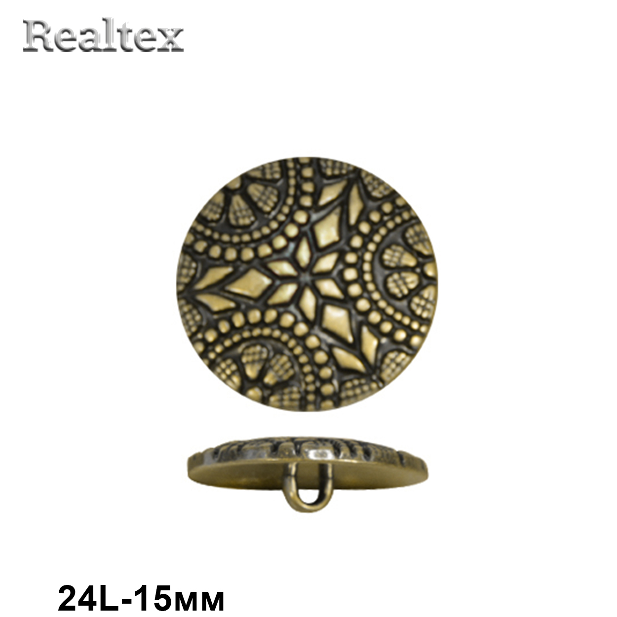 Пуговицы LA 1345 24L (72шт) цв.OB 