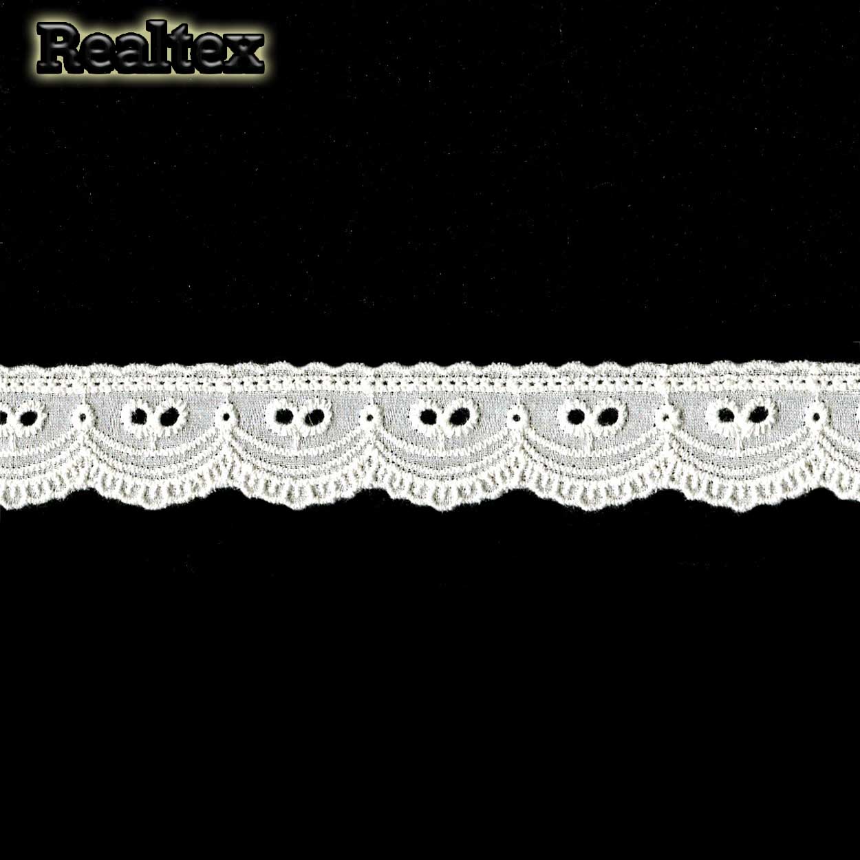 Шитье  25мм TBY 9772 х/б цв.F102 молочный