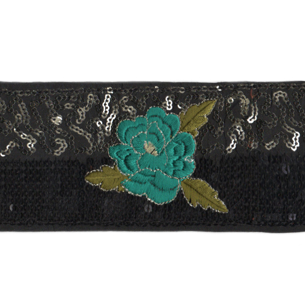 Тесьма с пайетками TL 4178 75мм цв.1