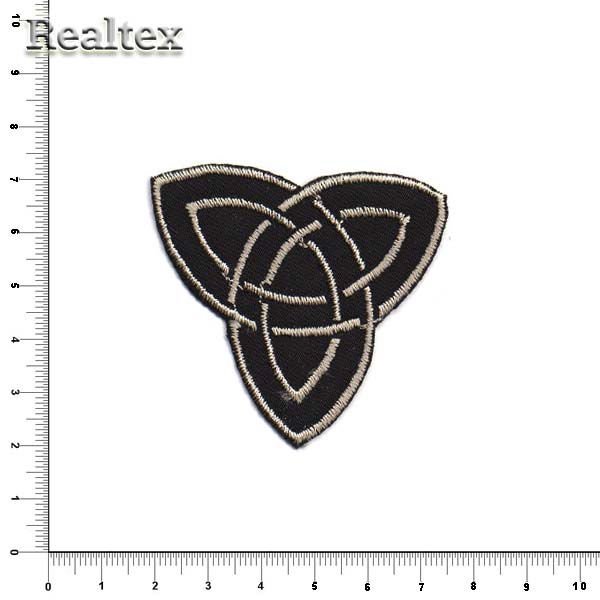 Термоаппликации 11738 "Узор" цв.черный/белый