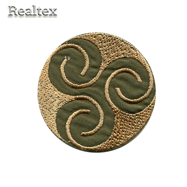 Термоаппликации 15744 "Узор" цв.хаки