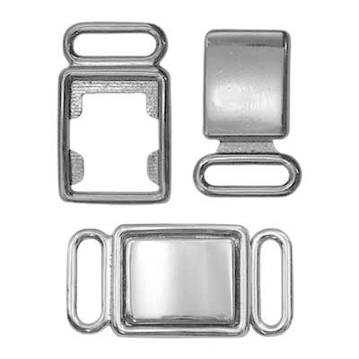 Застежка металлическая "Blitz" BBT-039 27*14мм цв.04 никель