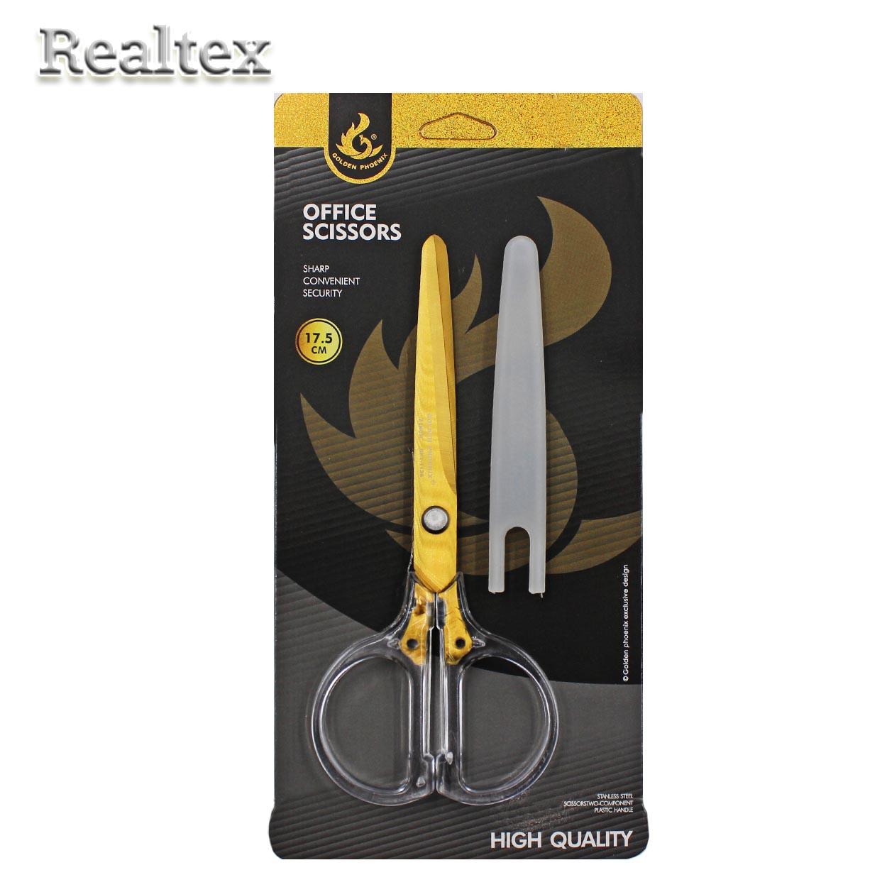 Ножницы Realtex GPT-1130 160мм с чехлом